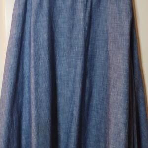 American Woman Demin A Line Skirt